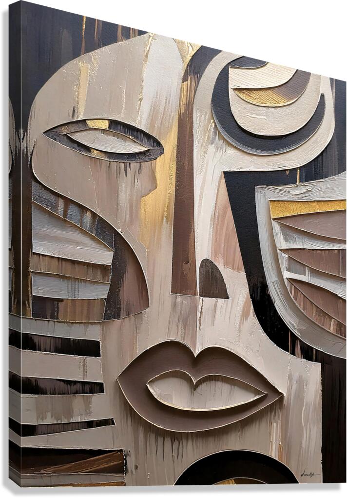 DM-African mask002  Canvas Print