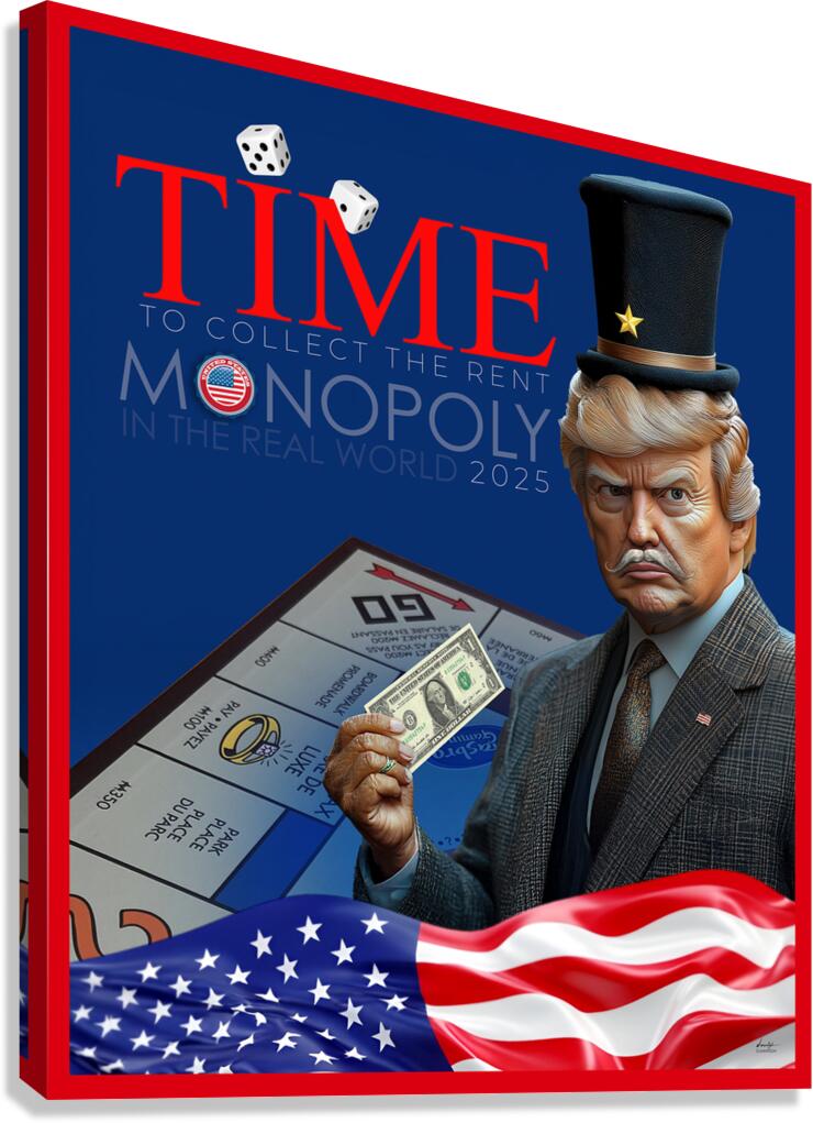 DM-Monopoly in the real world  Canvas Print