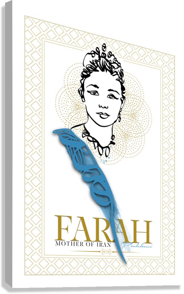 DM-Farah Pahlavi  Canvas Print