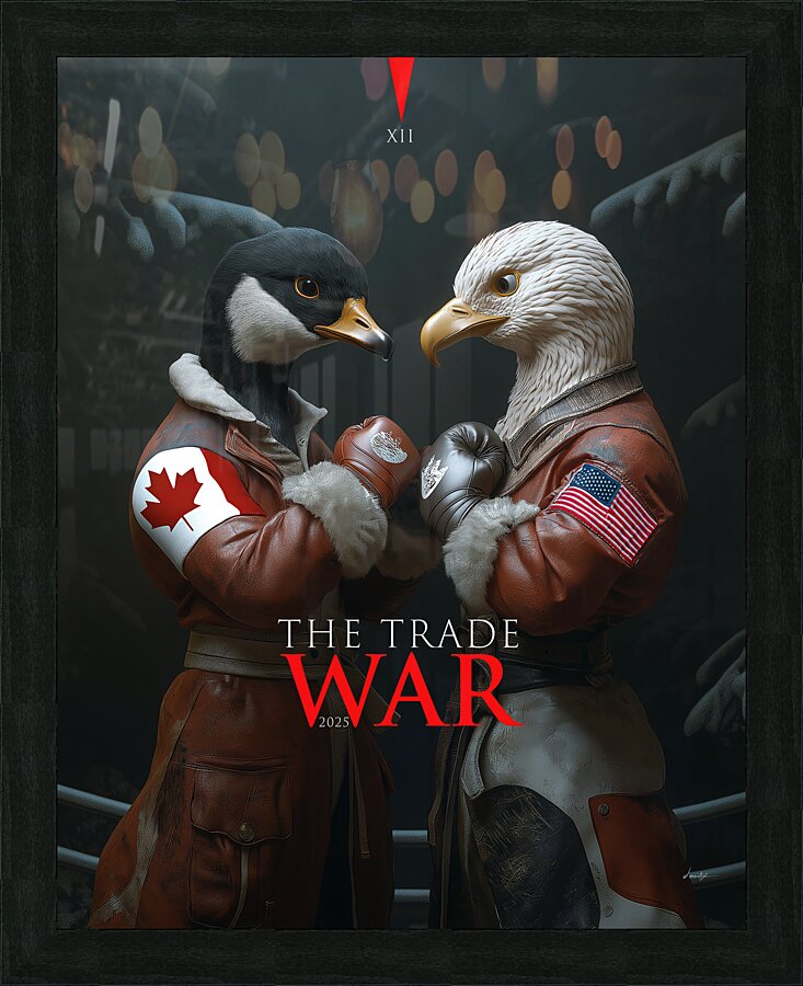 DM-The trade war  Framed Print Print