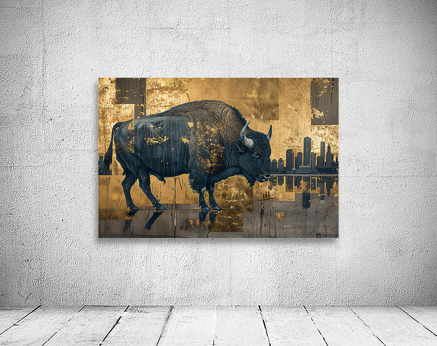 DM-Buffalo in the city 001 by Mantegh Studio