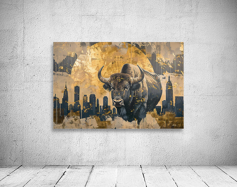 DM-Buffalo in the city 002 by Mantegh Studio